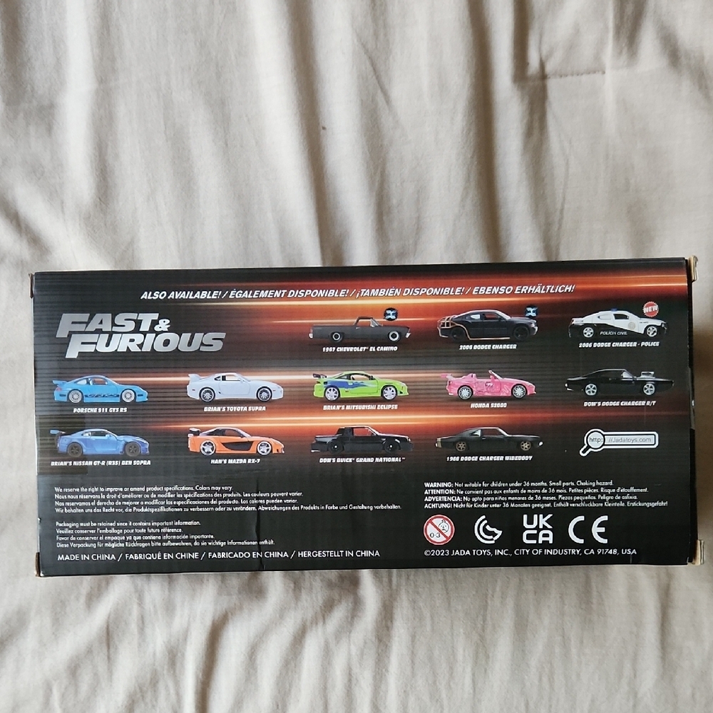 Fast & Furious Mazda RX-7 Die-Cast Car - Red - Picture 2 of 4